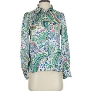 Zara Paisley blouse